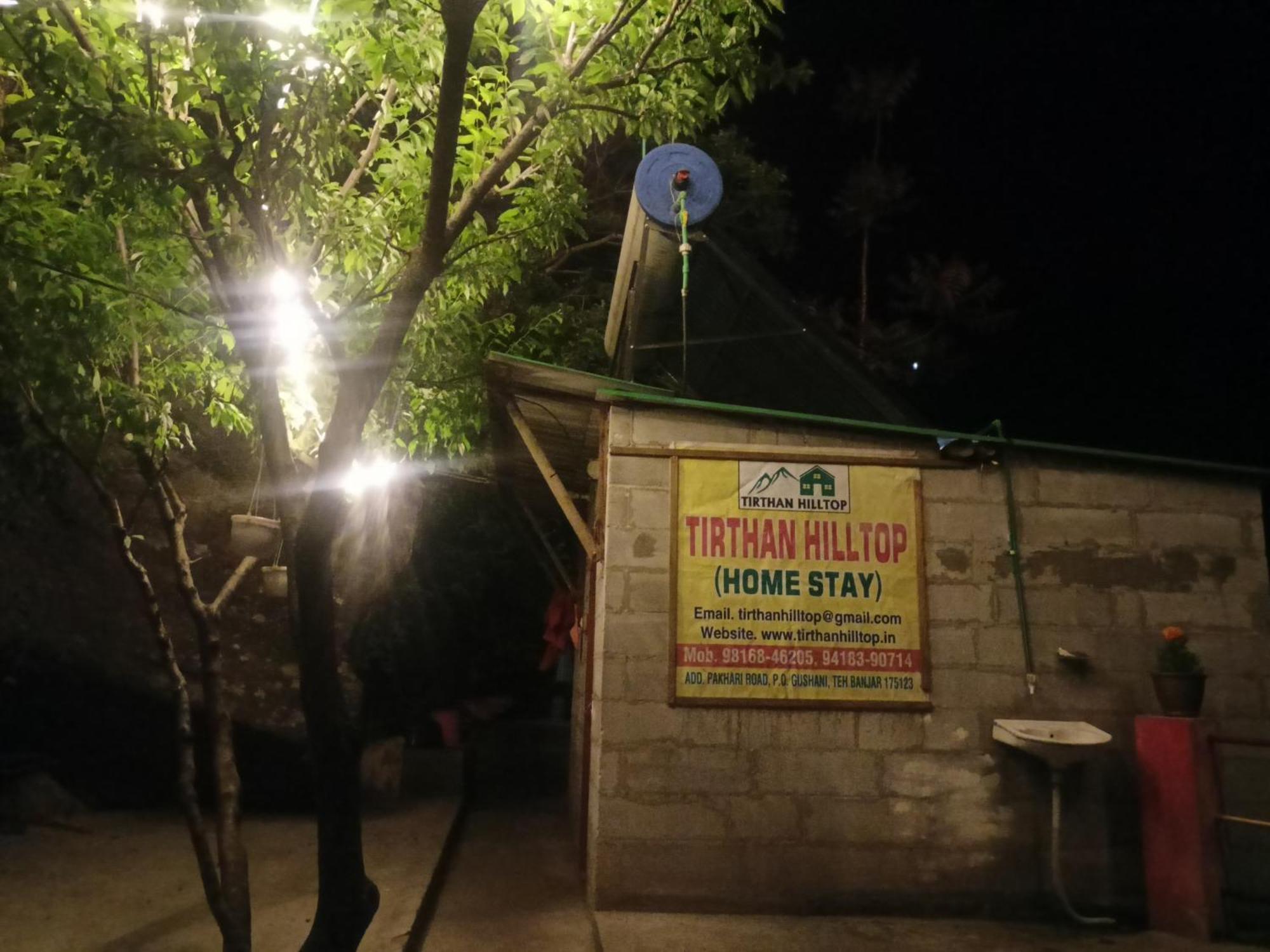 Tirthan Hilltop Home Stay Banjār Exterior photo